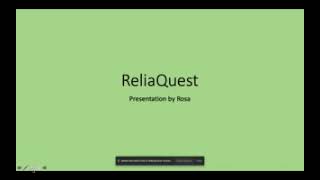 ReliaQuest Presentation