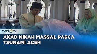Pasca Tsunami Dilaksanakan Akad Nikah Massal Di Masjid Raya Baiturahman Aceh Dok.2005