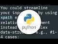Parsing weirdly structured XML with lxml