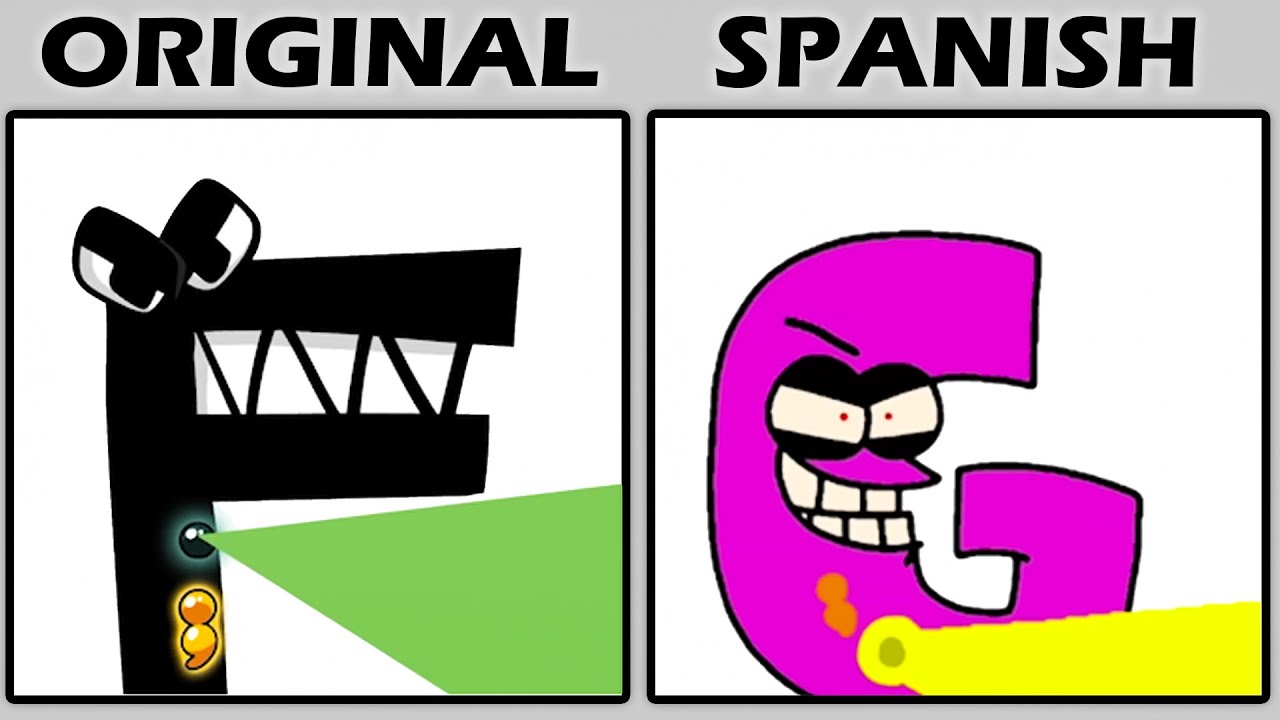 ORIGINAL Vs NEW Spanish Alphabet Lore (by BazMannBach Studios ...