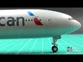 preview gemini200 1 200 american airlines b777 300er flaps down unboxing and review