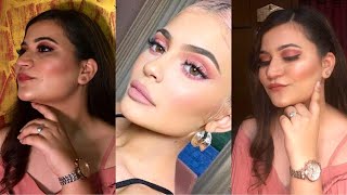 Kylie Jenner inspired Rosegold Makeup Look
