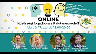 Közösségi fogadóóra a Palotanegyedről - online (2021.02.17.)