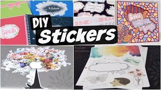 DIY STICKERS! Decorate your Laptop, Planner, Notebooks, & More. | SoCraftastic