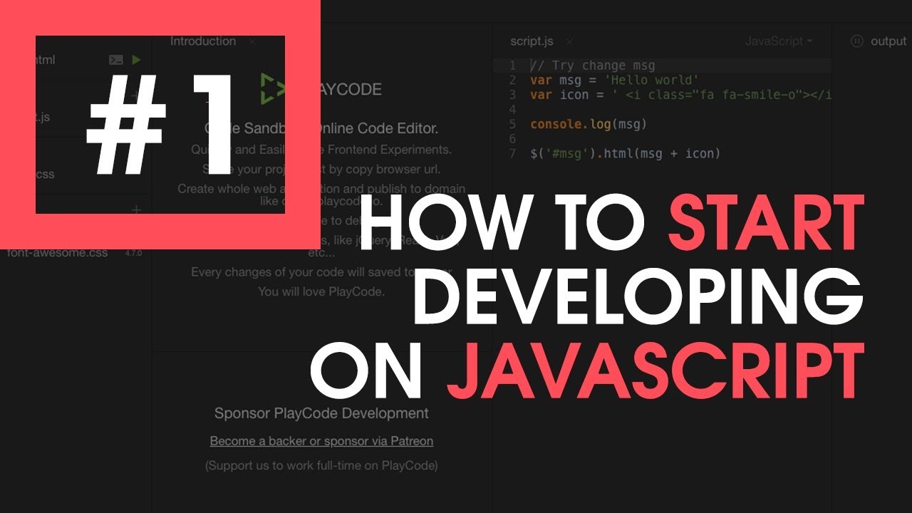 #1 How To Getting Started With JavaScript. JavaScript Tutorials For ...