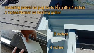 para lang ito sa mga baguhan pag kanto Ng gutter to flashing gutter.. gutter to gutter