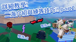 【Roblox】Blox Fruits | 練等須知!【二海篇】part2 所有介紹與建議!!