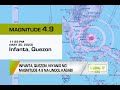 GMA Regional TV News: Infanta, Quezon, Niyanig ng Magnitude 4.9 na Lindol Kagabi