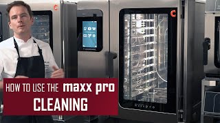 How to clean the Convotherm maxx pro combi oven?