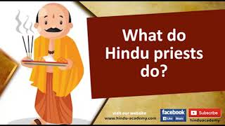 What do Hindu priests do?