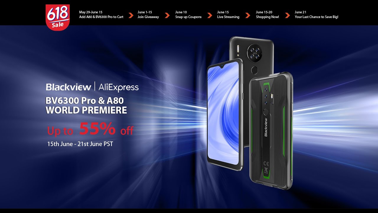 Blackview & Aliexpress 618 World Sale! – June 15 To 21 PST - YouTube