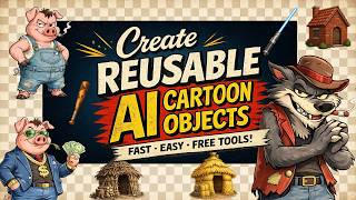 Create Reusable AI Cartoon Objects
