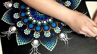 How To Paint Dot Mandalas #29 Big Blue