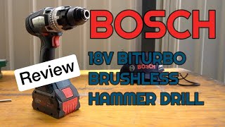 Bosch 18v Biturbo Brushless Hammer Drill Review - Neilzie