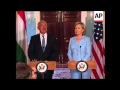 Clinton meets Hungarian counterpart, comments