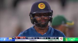 South Africa vs Sri Lanka - 4th ODI - Lahiru Madushanka - Wicket