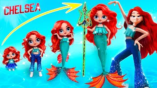 Chelsea the Mermaid Growing Up / 32 Kraken LOL OMG DIYs
