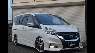 平成28年 日産セレナ【ハイウェイスターGプロパイロットエディション】TANABE車高調COBRADESIGN19インチAWプロパロットインテリジェントパーキングアシストオートネット 新潟 中古車情報