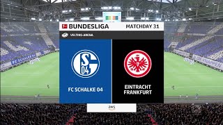 FIFA 23 | FC Schalke 04 vs Eintracht Frankfurt - Veltins-Arena | Gameplay