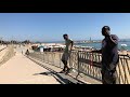 【4k】barcelona beach august 2020 ☀️🏖️ spain ► walk🚶‍♂️ vlog