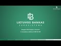 kokias paslaugas teikia lietuvos banko kasos vilniuje ir kaune