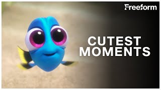 Baby Dory's Cutest Moments | Finding Dory | Freeform
