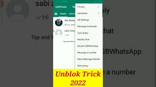 Whatsapp Unblock | How To Unblock On Whatsapp If Someone Blocked You in 2022 | #unblockWhatsapp