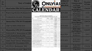 Upsc 2024 Calendar Published Upsc Prelims 2024 Date Upsc Mains 2024 ...