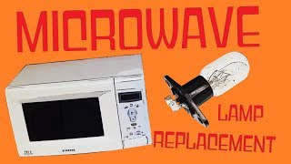 Easy Microwave Oven Lamp Replacement - Samsung T170 Light Bulb UK