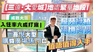 [三遠·大愛城]地處繁華地段|成熟大盤入住率六成打底|吾悅大型購物廣場係門口|屋苑綠植環境夠靚|值唔值得入手