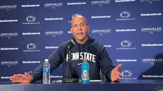 Nittany Lions head coach James Franklin talks Penn State's 27-6 win over Rutgers, Allar & Pribula