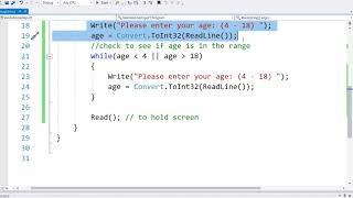 Converting While Loop to Do-While Loop - C Sharp
