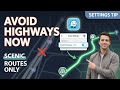 How to Avoid Highways on Waze!