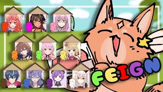 【feign/おバカ人狼】IQ5000あるのでバカを引くわけがないよね【花汐ぺあ/Vtuber】