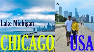 Chicago Lakefront Trail and Beach Walk | Summer Evening Chicago Walking Tour Lakefront Trail