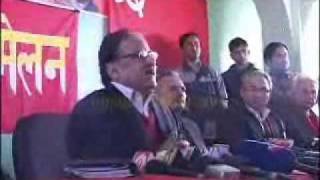 Nepal Maoist Press Conf_about protest programme_prachand_01.wmv