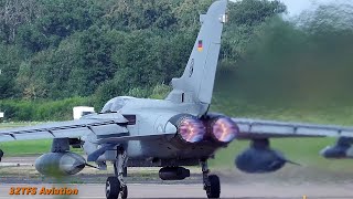 [4K] Nörvenich  - German Tornados & Eurofighters - Friday Morning Wave