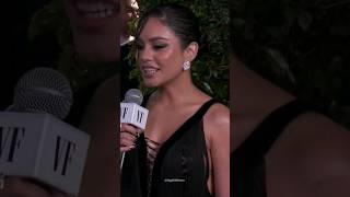 Vanessa Hudgens talks about how she changed her outfit at the Vanity Fair Oscars party! #shorts