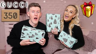 HUGE PRESENT SWAP w/ BOYFRIEND!! (WHAT WE GOT EACHOTHER FOR CHRISTMAS 2021)