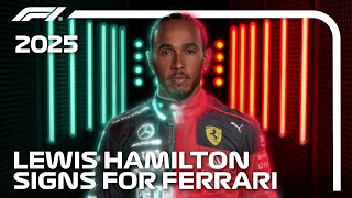Lewis Hamilton Joins Ferrari For The 2025 F1 Season!