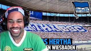 American Reacts To Hertha Ultras Choreo | Hertha BSC - SV Wehen Wiesbaden 2023