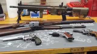 AR15, Shotgun, Revolvers, 1911 and Henry Lever Gun