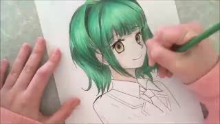 Kaede Kayano Speed Drawing (Assassanation Classroom)