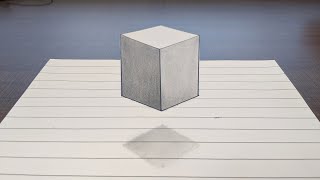 Cube - 3D Trick Art on Paper