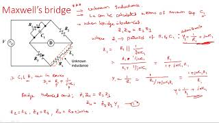 Maxwell's bridge | Circuit | Electrical Instruments ( EIM ) | Lec - 47