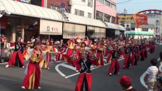 させぼ飛躍年隊～さるく一蓮～ 　～2013高知よさこい祭り・本祭１日目(升形地域競演場)