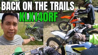 First Trail Ride in Months | 2022 Kawasaki KLX140RF