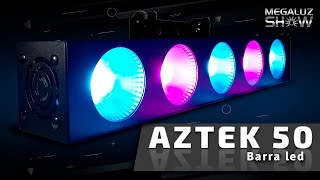 MEGALUZ Show │AZTEK 50. BARRA DESTELLADOR LED RGB.