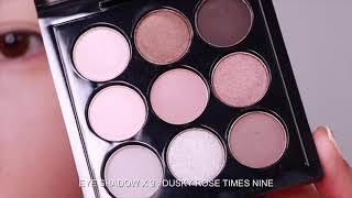 가을아이메이크업 맥 더스키로즈부케룩 mac eyeshadow duskyrose timesnine / 방방이