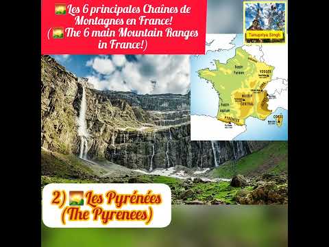 What are the 3 main mountain ranges in France?